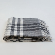 Плед Lanavitta Wool Mix 140х200 Клетка Серый