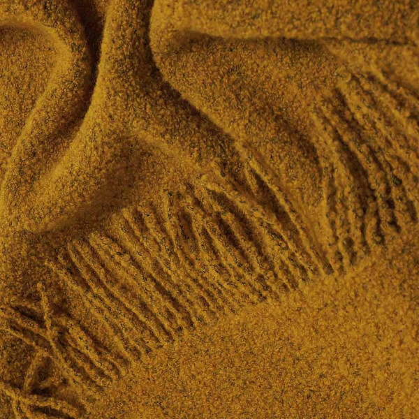 Плед Lanavitta Букле Премиум 140х200 Горчичный