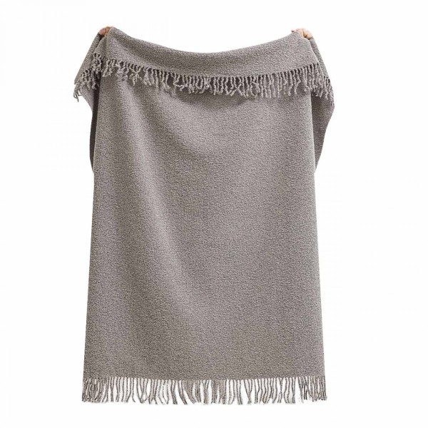 Плед Lanavitta Букле Премиум 140х200 Серый