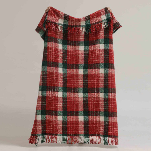 Плед Lanavitta Букле Рождество 140х200 Красный