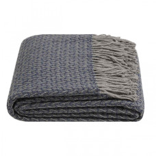 Плед Lanavitta полушерстяной Бамбук 140х200 Синий