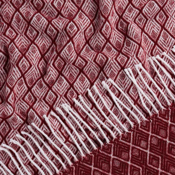 Плед Lanavitta Жасмин 140x200 Бордо