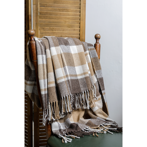 Плед Lanavitta Торнадо 140x200 Світло-бежевий