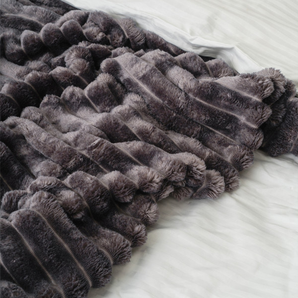 Плед-покрывало 180х200 Polosa Luxe Графит 181103