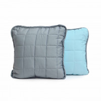 Подушка декоративная Вилюта Дуэт Серо-голубой 40х40