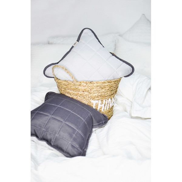 Подушка декоративная Дуэт Графит 40х40