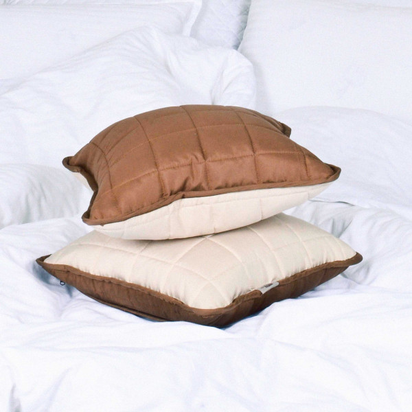 Подушка декоративная Дуэт Капучино 40х40