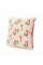 Подушка декоративная с вышивкой 40х40 Карамель/саржа