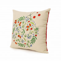 Подушка декоративная с вышивкой 40х40 Шар/саржа