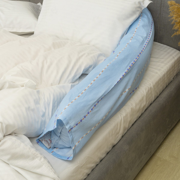 Подушка Валик силиконовая Viluta Сатин 120х30 621