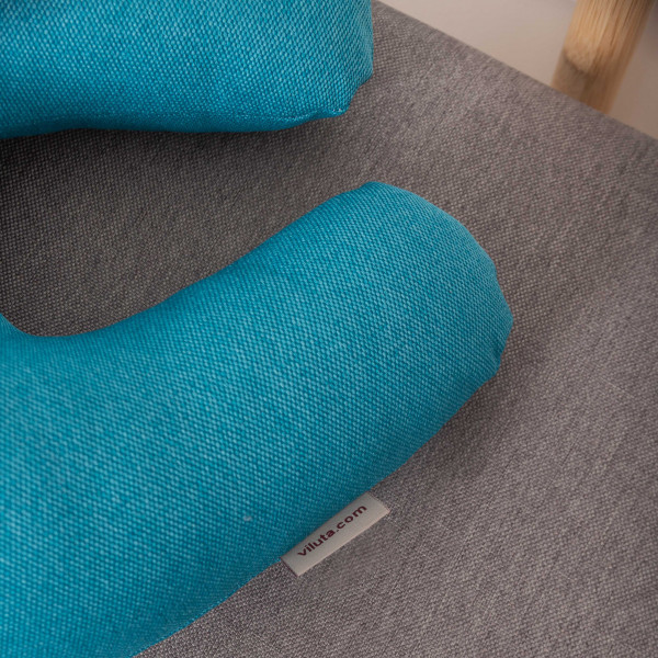 Подушка для путешествий Рогалик Багама Синий