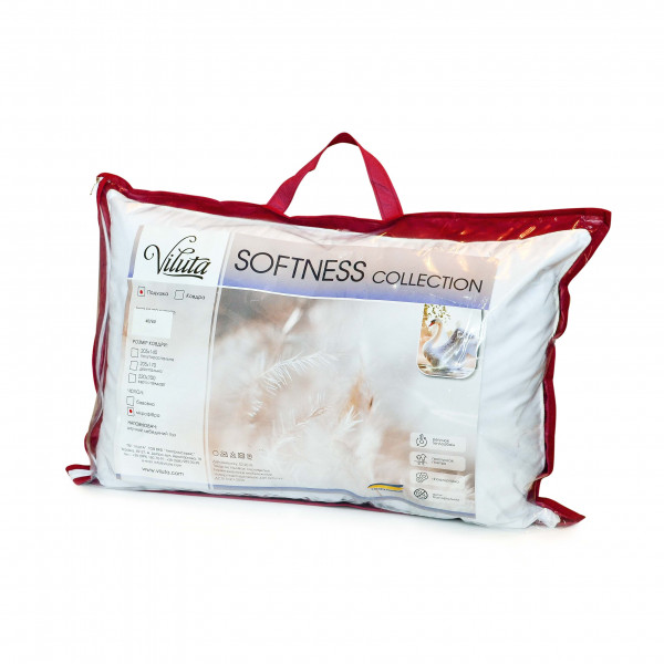 Подушка с лебяжьим пухом Viluta Soft 40х60