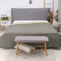 Покривало стьобане двустороннє Viluta Дует 140х210 Хакі