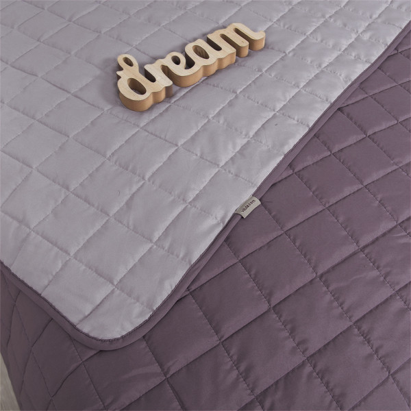 Покрывало стёганое двустороннее Viluta Дуэт 210х240 Дымчатый аметист