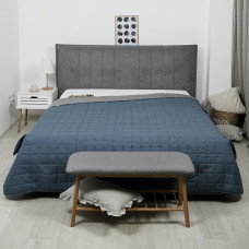 Покрывало стёганое двустороннее Viluta Дуэт 140х210 Лунное сияние