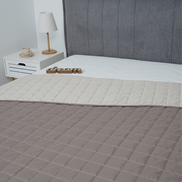 Покрывало стёганое двустороннее Viluta Дуэт 140х210 Нежность