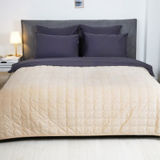 Покрывало стеганое Viluta Велюр 210х240 (+ наволочки 50х70 2 шт.) Sheepskin