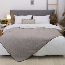 Покрывало жаккардовое Зигзаг Коричневый 150х210