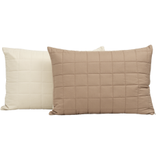 Наволочка стёганая Дуэт Viluta Микрофибра 50х70 Капучино