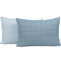 Наволочка стёганая Дуэт Viluta Микрофибра 50х70 Морькой бриз