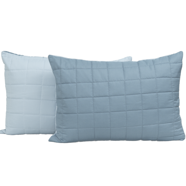 Наволочка стёганая Дуэт Viluta Микрофибра 50х70 Морькой бриз