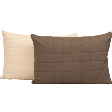 Наволочка стёганая Дуэт Viluta Микрофибра 50х70 Шоколадно-ванильный