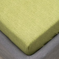 Простынь на резинке Viluta Ранфорс 140х200+25 17001 Зеленый