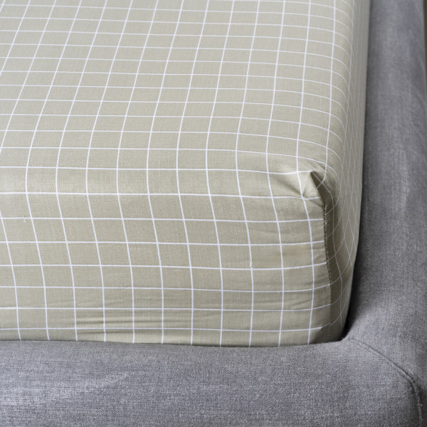 Простынь на резинке Viluta Ранфорс 160х200+25 22205В