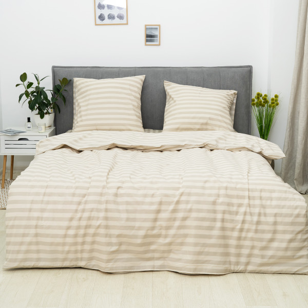 Простынь Viluta Ранфорс Полуторная 150х220 Stripe 18