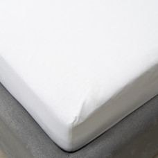 Простынь на резинке Viluta Ранфорс отбеленный 120х200+25