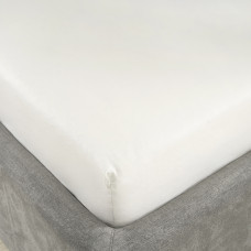 Простынь на резинке Сатин Luxe Viluta 200х160+25 Cloud Dancer