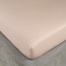 Простынь на резинке Сатин Luxe Viluta 200х160+25 Evening Sand