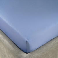 Простынь на резинке Сатин Luxe Viluta 200х180+30 Granada Sky