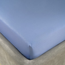 Простынь на резинке Сатин Luxe Viluta 200х160+25 Granada Sky