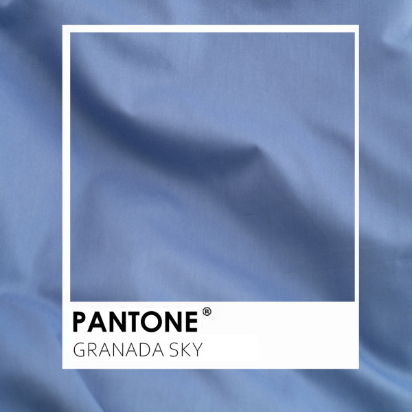 Простынь на резинке Сатин Luxe Viluta 200х180+30 Granada Sky