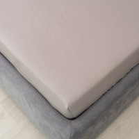 Простирадло на резинці Viluta Сатин Люкс 160х200+25 Латте