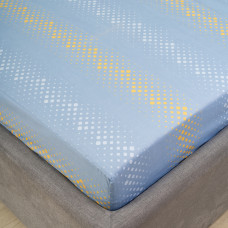 Простынь на резинке Viluta Сатин Luxe 200х160х25 + 2 наволочки 50х70 SLR01