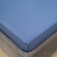 Простирадло на резинці Viluta Сатин Luxe 200х160х25 + 2 наволочки 50х70 SLR04