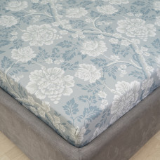 Простынь на резинке Viluta Сатин Luxe 200х160х25 + 2 наволочки 50х70 SLR06