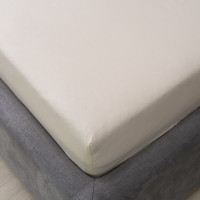 Простирадло на резинці Viluta Сатин Люкс 180х200+25 Ванільний