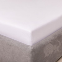 Простирадло на резинці Viluta Сатин Люкс 160х200+25 Білий