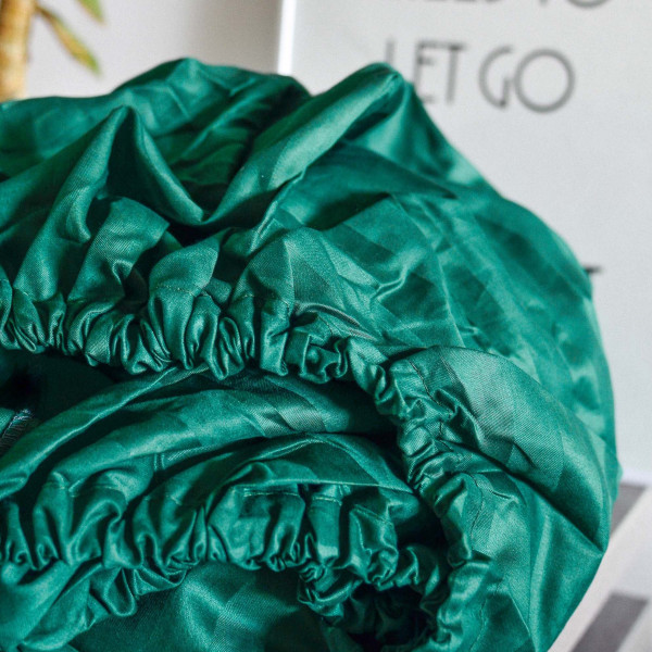 Простынь на резинке Viluta Сатин Stripe 180х200+25 68