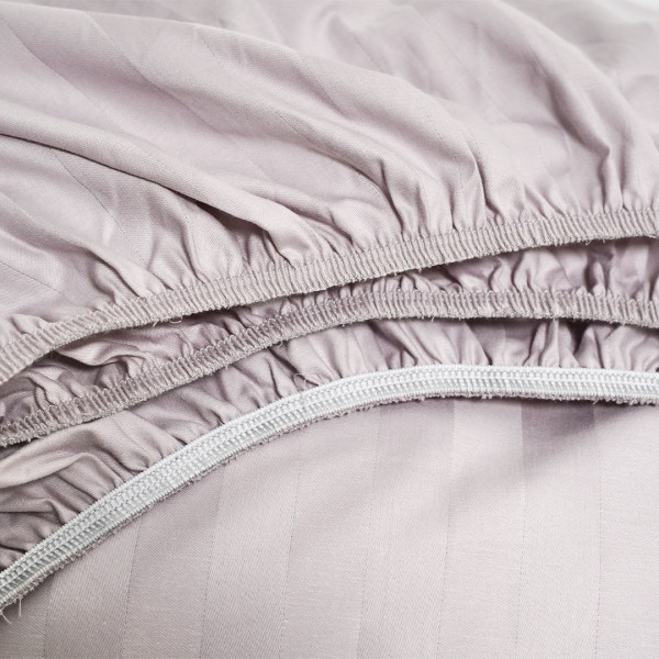 Простынь на резинке Viluta Сатин Stripe 160х200+25 71