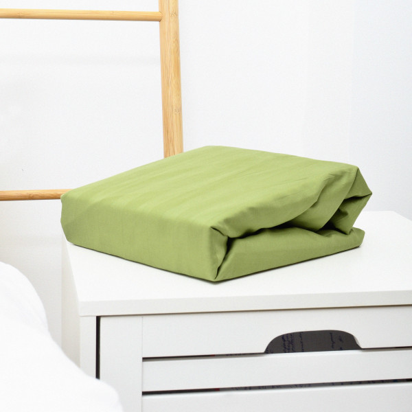 Простынь на резинке Сатин Stripe 180х200+25 74