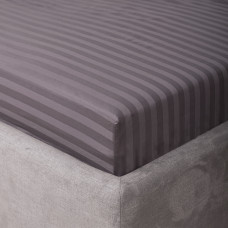 Простынь на резинке Viluta Сатин Stripe 160х200+25 76