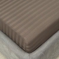 Простынь на резинке Viluta Сатин Stripe 160х200+25 77