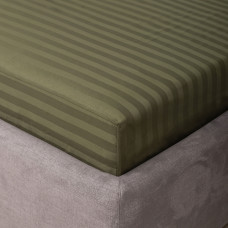 Простынь на резинке Viluta Сатин Stripe 140х200+25 81