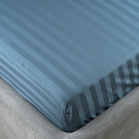 Простынь на резинке Viluta Сатин Stripe 140х200+25 91