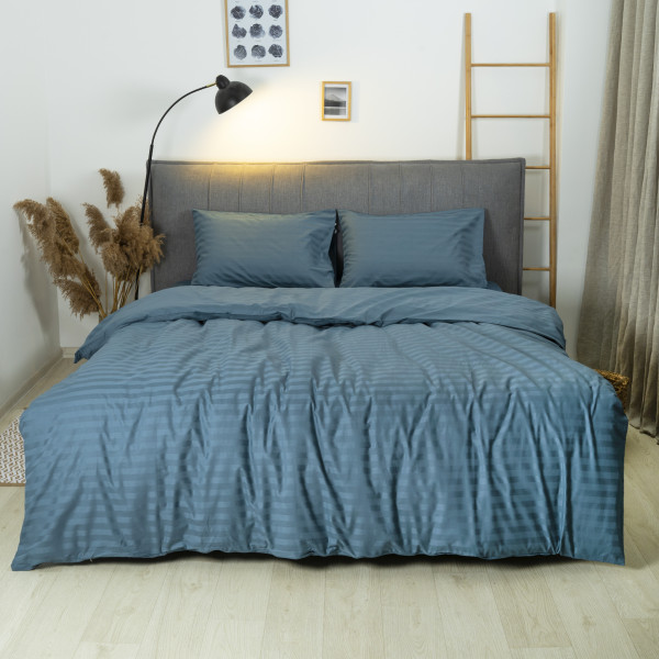 Простынь на резинке Viluta Сатин Stripe 140х200+25 91