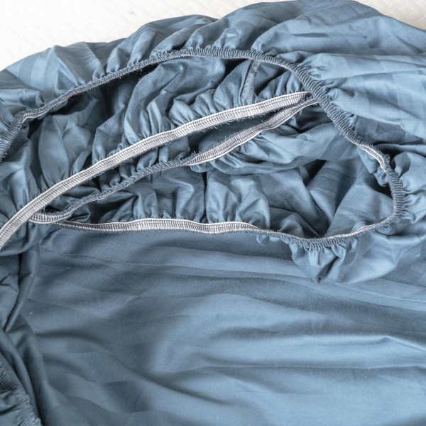 Простынь на резинке Viluta Сатин Stripe 140х200+25 91